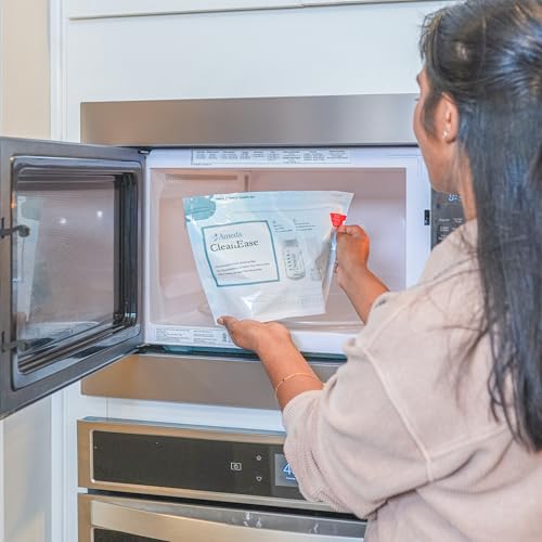 Ameda CleanEase Microwaveable Steam Sterilizer Bags for Baby Bottles & Breast Pump Parts | Microwave & Breast Pump Sterilizer | BPA Free | 20 Uses per Bag (7 Count)