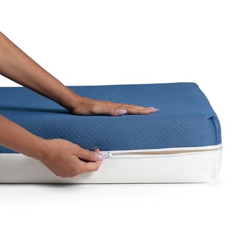Serta CloudCool Crib and Toddler Mattress, Breathable, Machine Washable Cover, Waterproof, Hypoallergenic, Greenguard Gold Certified Baby Mattress