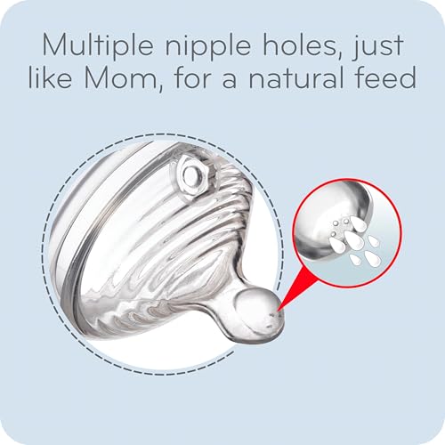 NUK Simply Natural Baby Bottle with SafeTemp
