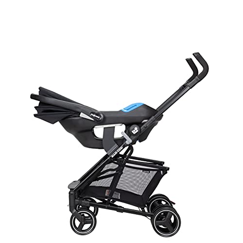 Maxi-Cosi Maxi-Taxi Xt Baby Stroller, Car Seat Caddy, Ultra Compact, Travel System with Ample Storage, Black,