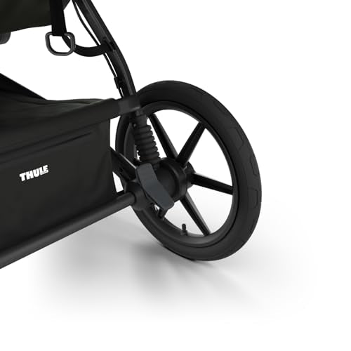Thule Urban Glide 4-Wheel Single Child All-Terrain Stroller, Full-Suspension System, Air-Filled Tires, Upright seat with Adjustable Recline and Built-in Leg Rest, Baby Stroller