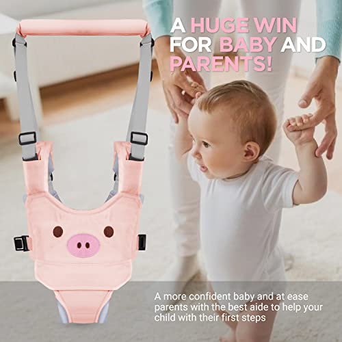 Watolt Baby Walking Harness - Handheld Kids Walker Helper - Toddler Infant Walker Harness Assistant Belt - Child Baby Walk Learning Help Support Assist Trainer Tool - for 7-24 Month Old