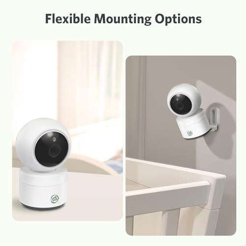 LeapFrog Video Baby Monitor - 5-Inch Color Screen, 31-Hour Battery, Secure Non-WiFi FHSS, Remote Pan Tilt Zoom, Night Vision, 2-Way Talk | LeapView 360