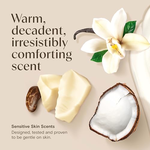 Aveeno Daily Moisturizing Lotion with A Cocoa Butter Vanilla Scent & Soothing Prebiotic Oat, Lightweight Lotion Provides 48-Hour Hydration for Sensitive Skin, Hypoallergenic, 18 fl. oz