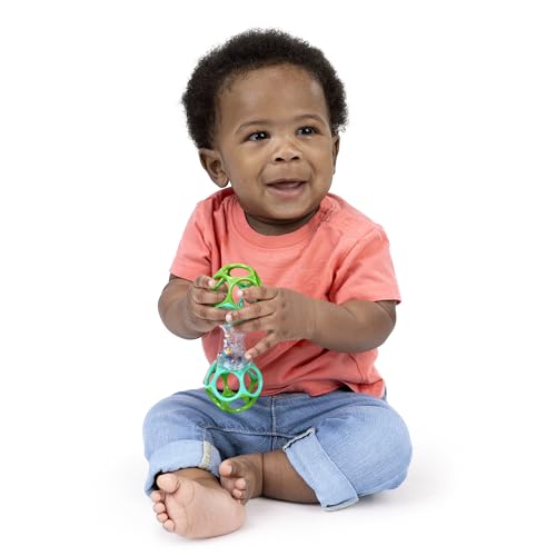 Bright Starts Oball Shaker Rattle Toy, Ages Newborn Plus