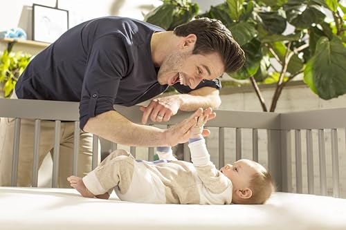 Naturepedic Organic Baby Crib Mattress - 2-Stage Lightweight Infant & Toddler Mattress - Waterproof Bed Mattress for Crib - Non-Toxic for Baby and Toddler Bed - 52" x 28”