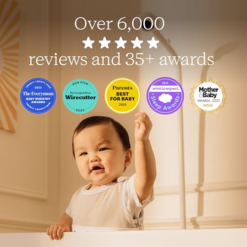 Nanit Pro Smart Baby Monitor - Camera & Floor Stand - 1080p Wi-Fi Video Camera, 2-Way Audio, See Your Baby from Anywhere, Sound/Motion/Cry Notifications, Night Vision