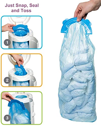 Diaper Pail Refill Bags, 1088 Counts, 34 Bags, Fully Compatible with Arm&Hammer Disposal System