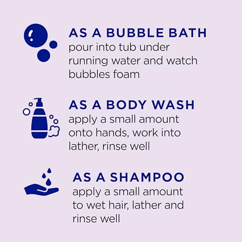 Dr Teal's Kids 3-in-1 Sleep Bubble Bath, Body Wash & Shampoo with Melatonin & Essential Oil, Lavender Scent, 20 fl oz (Pack of 3)
