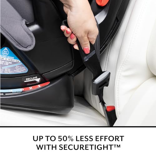 Evenflo All4Stages Slim 4-in-1 Convertible Car Seat (Tybee Black)