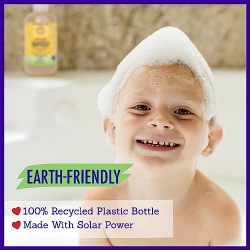 California Baby Calendula Baby Shampoo + Baby Wash | 100% Plant-Based | Soothing Lavender Body Wash Sensitive Skin | Hypoallergenic | 251 mL / 8.5 oz