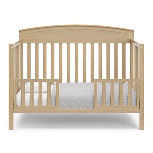 Graco Benton 5-in-1 Convertible Crib – GREENGUARD Gold Certified, Converts from Baby Crib to Toddler Bed, Daybed and Full-Size Bed, Fits Standard Full-Size Crib Mattress (Driftwood)