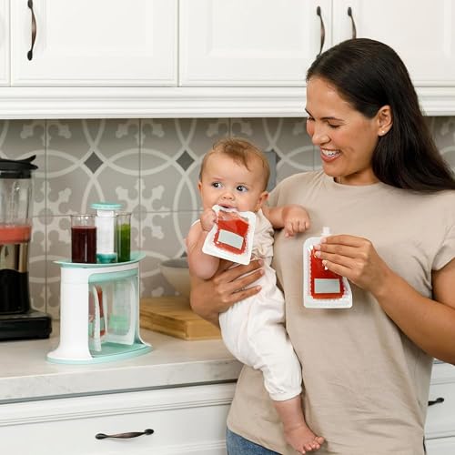 Infantino Squeeze Station, Baby Food Pouch Filler, BPA-Free