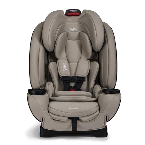 Britax One4Life All-in-One Car Seat, Up to 10 Years of Use, Rear Facing, Forward Facing, & Booster Modes, Extended Rear-Facing, ClickTight Installation & Breathable SafeWash Fabrics — Teak