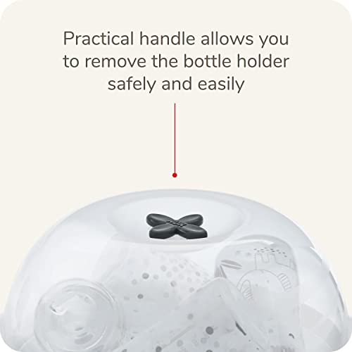NUK Micro Express Microwave Baby Bottle and Accessory Sterilizer, a Fast & Effective Sterilization, Using Natural Steam