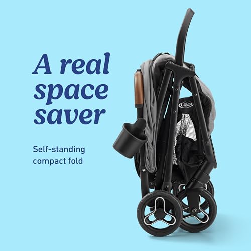 Graco® Ready2Jet Travel System – Compact Travel Stroller with Automatic Fold and SnugRide Lite Infant Car Seat