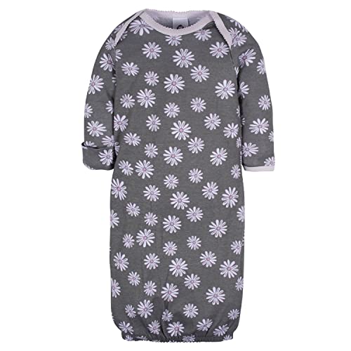 GerberBaby Girls4-Pack Sleeper GownLavender0-6 Months