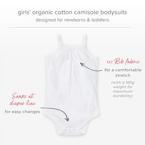 Burt's Bees Baby Unisex Baby Bodysuits 100% Organic Cotton Infant Gender Neutral Short Sleeve One Piece Outfit, NB - 24M