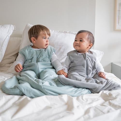 HALO Sleepsack Supersoft Wearable Blanket, Viscose Made from Bamboo, Sleeping Bag for Babies, 1.5 TOG, 6 – 12 Months, Medium, Calm Sage