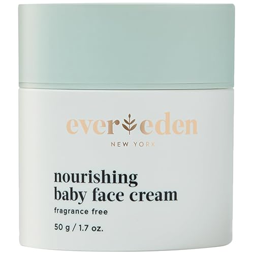 Evereden Nourishing Baby Face Cream 1.7 oz. | Non-Toxic and Fragrance-Free Face Lotion | Rich, Non-Greasy Baby Moisturizing Cream | Face Moisturizer with Clean Ingredients