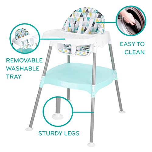 Evenflo Eat and Grow 4-in-1 Convertible High Chair (Pop Star White)