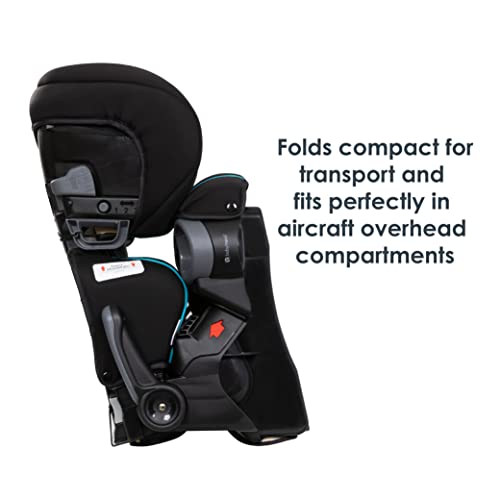 Baby Trend Protect 2-in-1 Folding Booster Car Seat, Aqua Tech – Fold-Flat Travel-Ready Design, Lightweight Build, Belt-Positioning Comfort