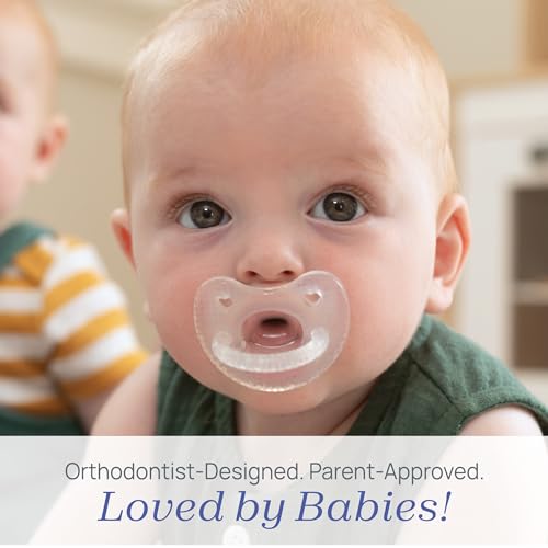 Chicco PhysioForma Luxe Orthodontic Pacifier 0-6 Months, 4-Pack Multicolor