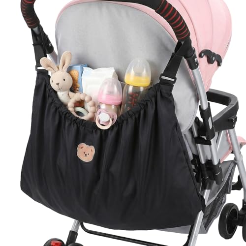 Josojoou Large Capacity Stroller Organizer Bag, Universal Stroller Organizer, Adjustable Strollers Diaper Bag, for Storing Baby Formula, Bottles, and Other daily Necessities.