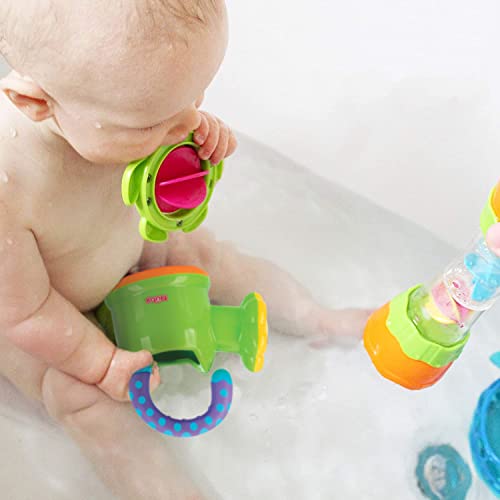 Nuby Watering Can Bath or Outdoor Toy for Toddlers and Kids - Spring and Summer Outside Play -18+ Months - Interactive and Fun Baby Bath Essentials