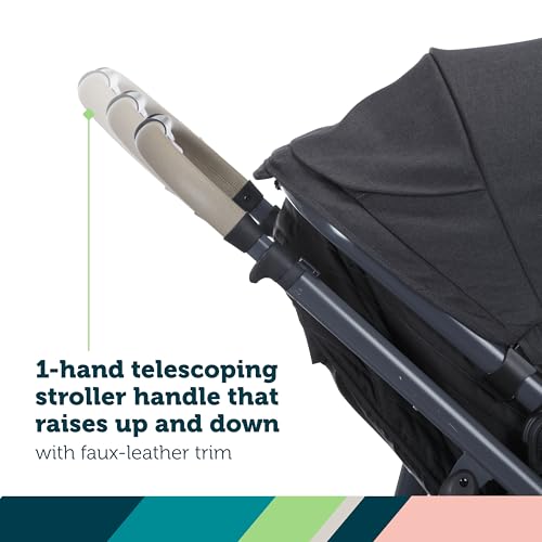 Safety 1st onBoard Slide 6-in-1 Infant Car Seat & Baby Stroller Travel System with SafetySlide Base, Rocky Point
