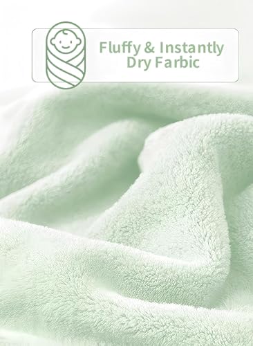 Gucilulu Hooded Baby Towel - Premium Soft Bath Towel for Baby, Newborn,Infant - Ultra Absorbent,Natural Baby Stuff Towel, Soft Coral Velvet Coral Fleece Bath Towel for Boys and Girls (Happy Dinosaur)