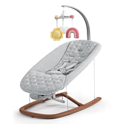Chicco Float Baby Bouncer, Baby Swing for Infants, Organic Cotton