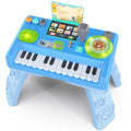 Baby DJ Activity Table for Toddlers 1-3, Baby Musical Piano Toys for 1 Year Old Boy with Music & Light Toddler Learning Educational Infant Toy 6-9-12-18 Months for 1st One Boy Girl First Birthday Gift
