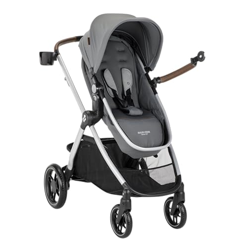 Maxi-Cosi Siena CP Modular Travel System, Car Seat and Stroller Combo, Stone Glow