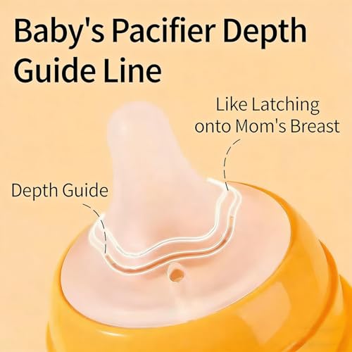 Compatible with Pigeon Nipple,4Pcs Compatible with Pigeon Bottle Nipple,Standard Flow,Fit for PigeonL Nipple6+ Months with Latch-On Line & Natural Feel