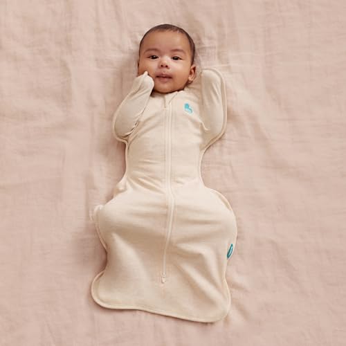 Love to Dream Swaddle UP, Sleep Sack 0-3 Months, Self-Soothing, Improves Sleep, Secure Fit Helps Calm Startle Reflex, Baby Essentials Must Haves Newborn, 1.0 TOG, 8-13 lbs, Oatmeal