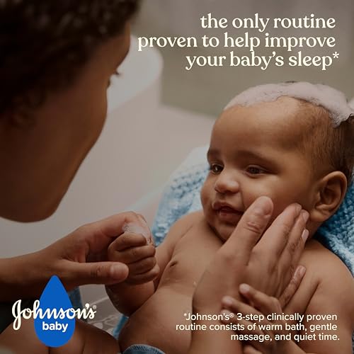 Johnson's Baby Bedtime Moisture Body Wash, Soothing NaturalCalm Aromas, Nighttime Bath Wash to Help Calm Baby Before Bed, Baby Wash, No added Parabens & Sulfates, 27.1 fl. oz