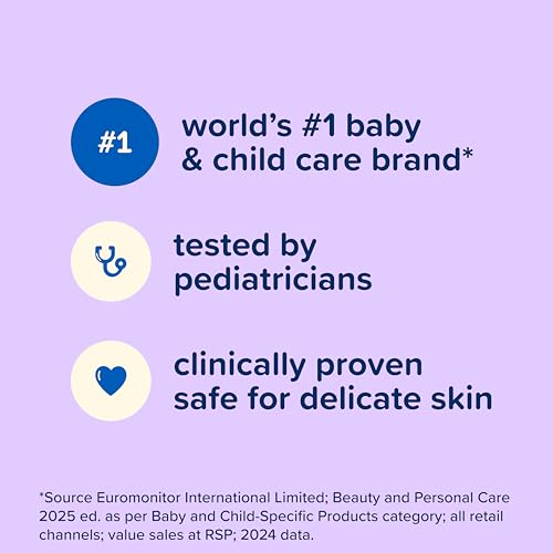 Johnson's Baby Bedtime Cream with Soothing NaturalCalm Aromas, Baby Cream with Calming Aromas, Soothing and Relaxing Scent, No Added Parabens & Dyes, 8 oz