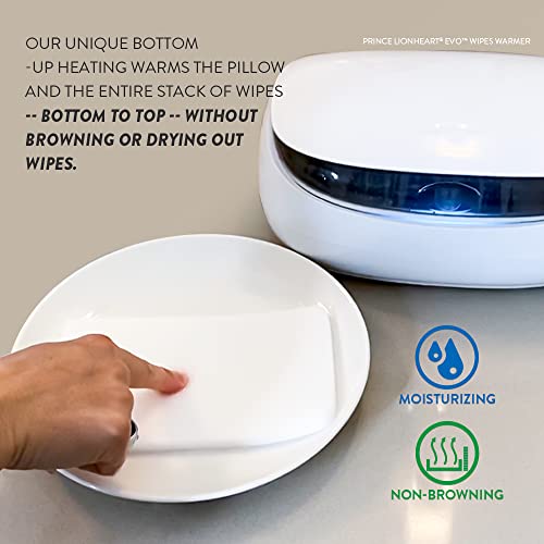 Prince Lionheart Ever-Fresh Wipe Warmer Replacement Pillows for Ultimate Baby Wipe Warmer That Keeps Baby Wipes Warmer Fresh, Prevents Discoloration or Drying Out Of Baby Wipes - 2 Pack