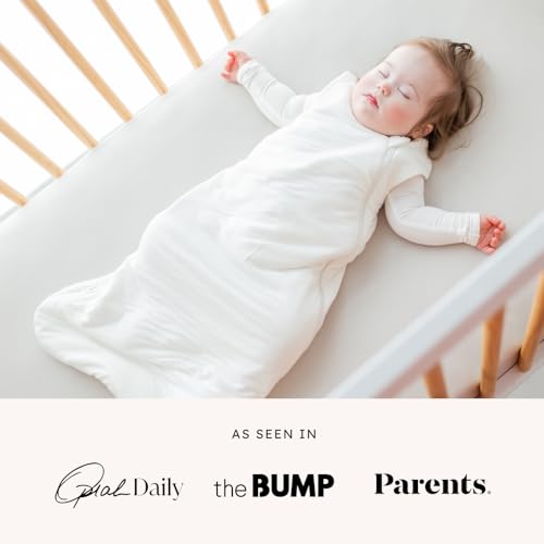 KYTE BABY Sleep Bag 1.0 TOG, Rayon Made From Bamboo Wearable Blanket With Dual Zipper For Infants And Toddlers, Year Round Nursery Essential (S, Blush)