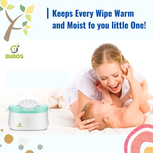 Bubos Upgraded Baby Wipe Warmer and Wet Wipes Dispenser with Advanced LED Night Light