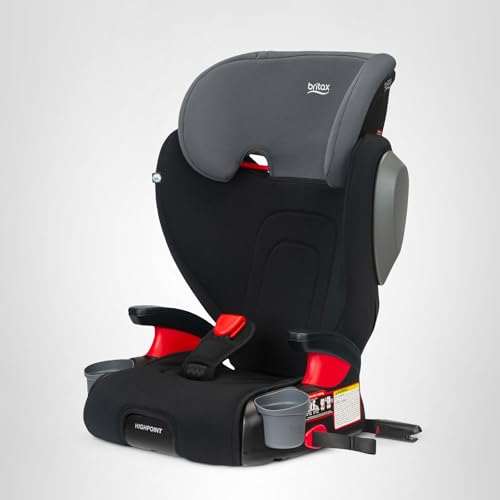 Britax Highpoint Backless Belt-Positioning Booster Seat, SafeWash Black Ombre