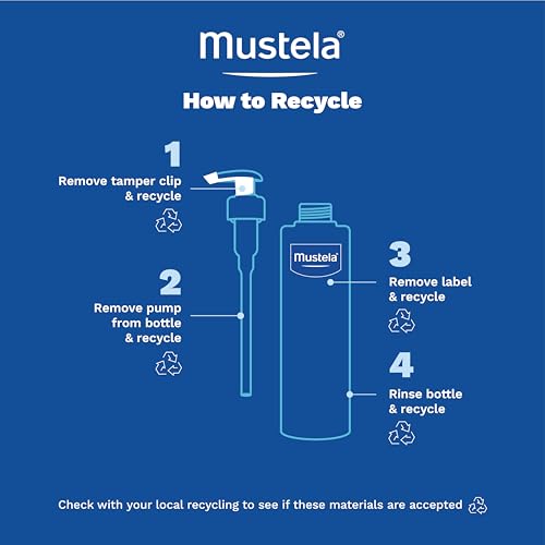 Mustela Certified Organic Cleansing Gel - Natural Hair & Body Wash with Olive Oil & Aloe Vera - For Baby, Kid & Adult - Fragrance Free, Vegan & Biodegradable - 13.52 fl. oz.