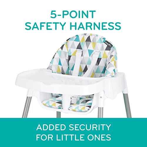 Evenflo Eat and Grow 4-in-1 Convertible High Chair (Pop Star White)