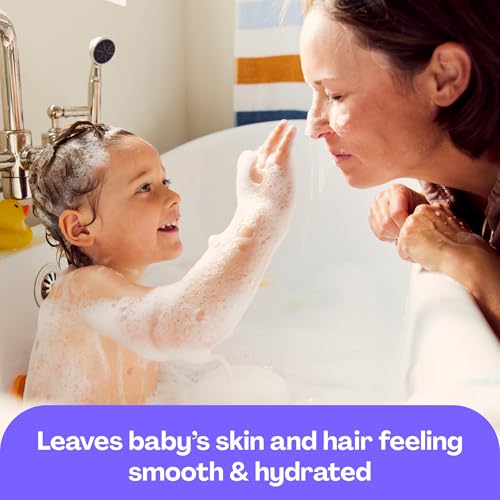 Hello Bello Ultra-Hydrating Baby Shampoo & Body Wash, Soft Lavender Scent, Tear Free & Safe for Sensitive Skin, Dermatologist Tested & Pediatrician Approved, 10oz Bottle