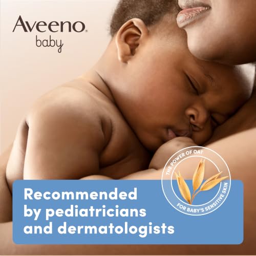 Aveeno Baby Cleansing Therapy Moisturizing Baby Body Wash with Natural Oatmeal & ProVitamin B5, Gentle Tear-Free Baby Bath Wash for Sensitive & Eczema-Prone Skin, Hypoallergenic, 8 oz