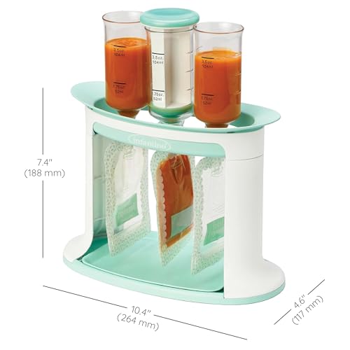 Infantino Squeeze Station, Baby Food Pouch Filler, BPA-Free