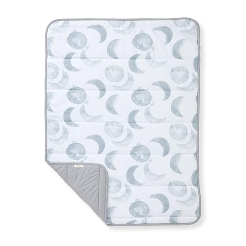Burt's Bees Baby Organic Cotton Infant Reversible Blanket, Nursery Bedding