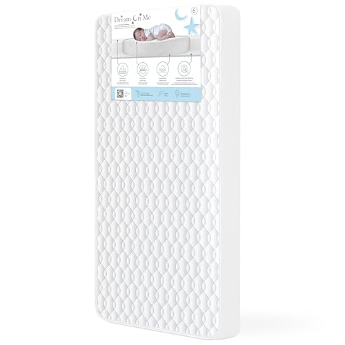 Dream On Me Breathable Full-Size Firm Foam Crib & Toddler Mattress – Dual-Sided Design, Waterproof Vinyl Cover, GREENGUARD Gold & BSA Certified, Fits Full Size Cribs & Toddler Beds