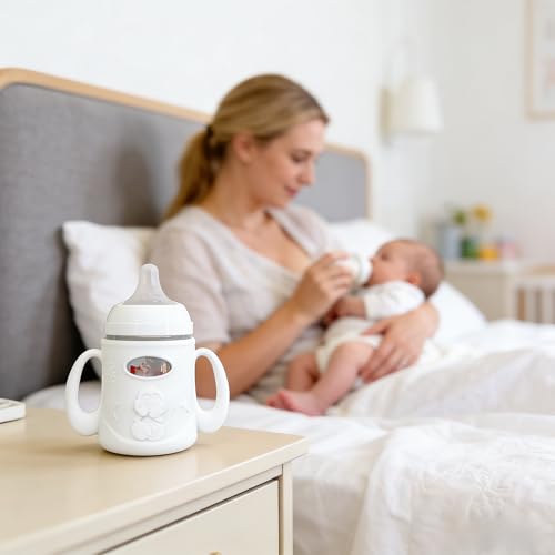 XTSWFC 3Pack Silicone Sleeves for Pigeon Baby Bottles 5.4oz, Anti Breakage Glass Baby Bottle Holder with Handles